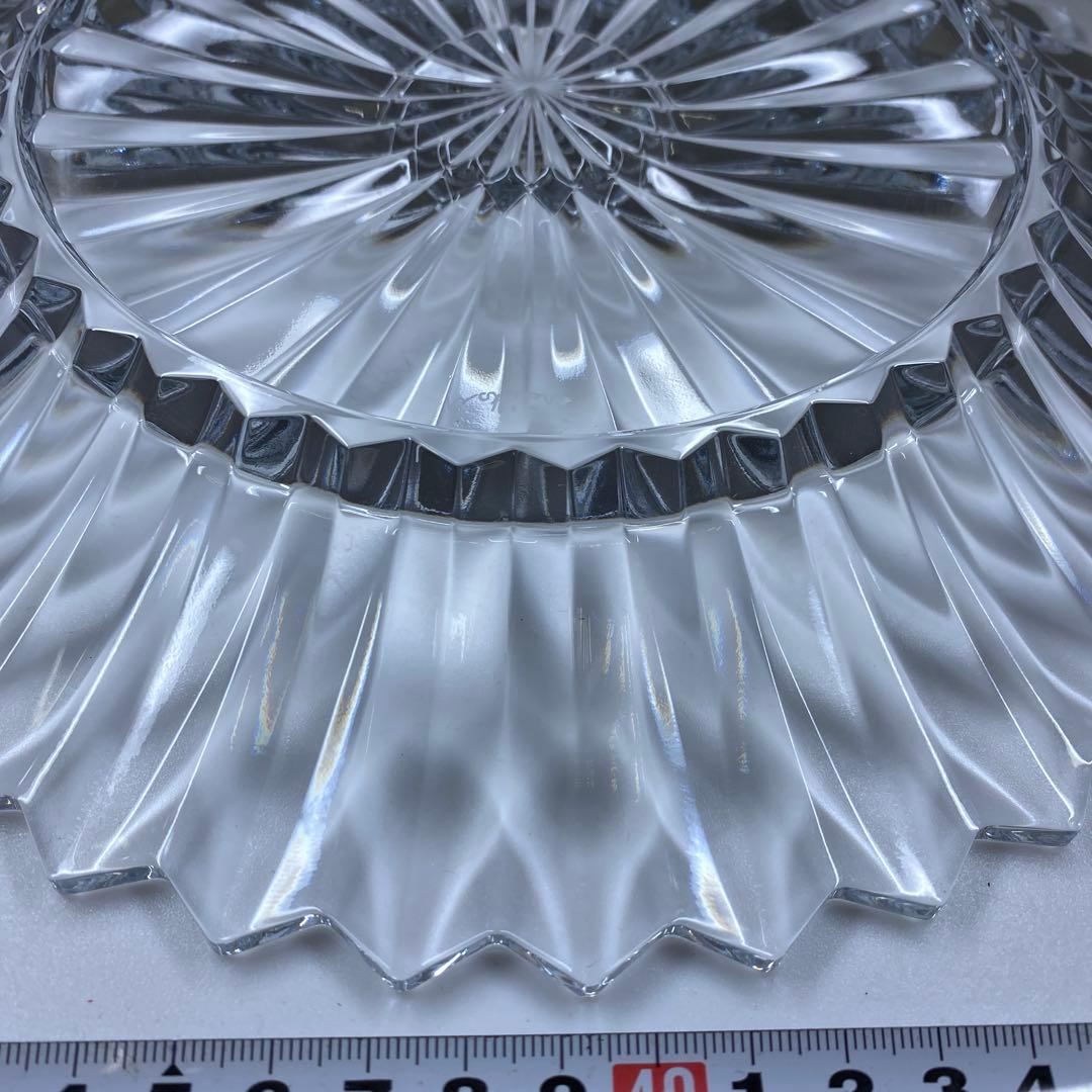 バカラ　ミルニュイ　大皿　A 共箱　直径25.8㎝ 東な7-0120①