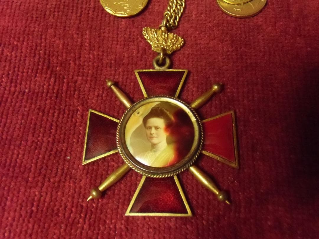 Ｗドイツ軍/ブラウンシュバイク公国＊摂政夫妻侍従頸飾メダル（実物）