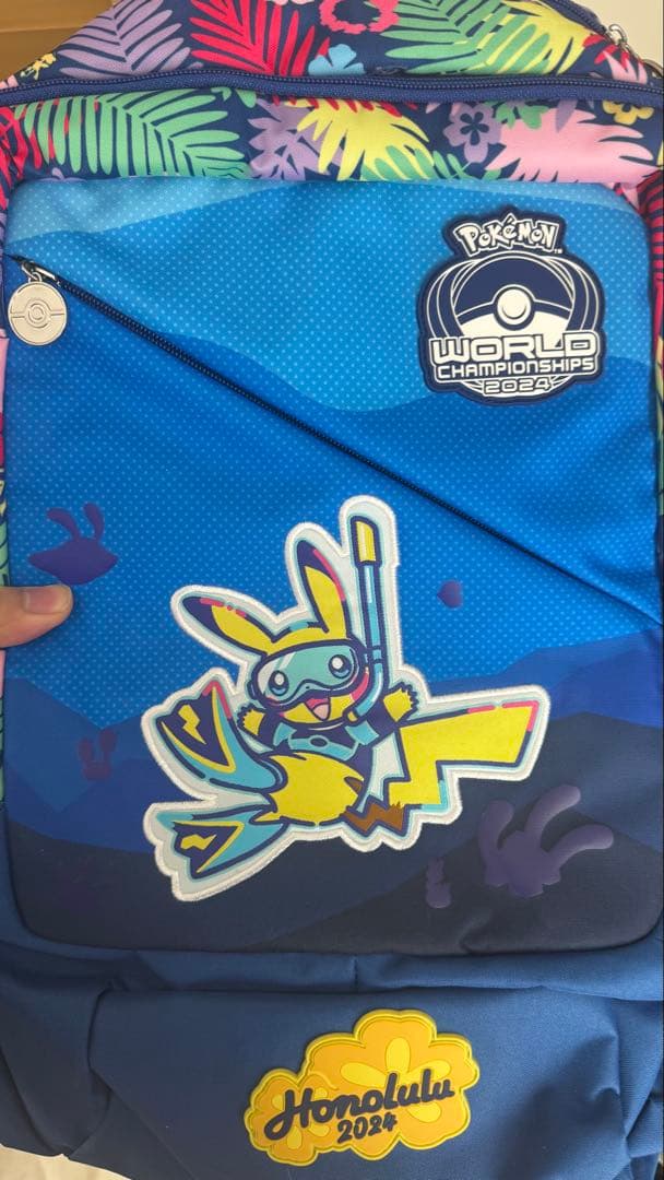 ポケモンリュック WCS2024 ホノルル ハワイ ピカチュウ バックパック