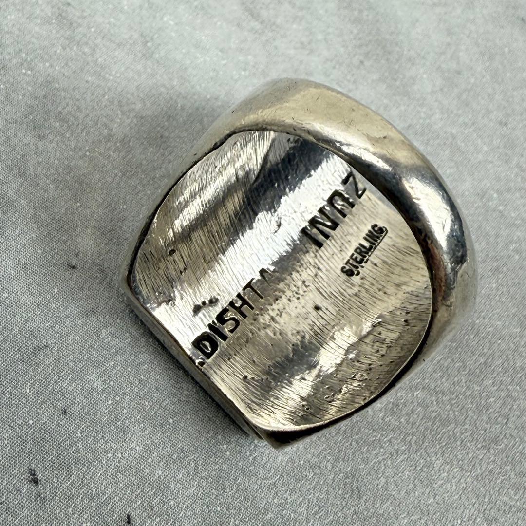 ZUNI ズニ族 マルチカラーインレイシルバーリング インディアンジュエリー