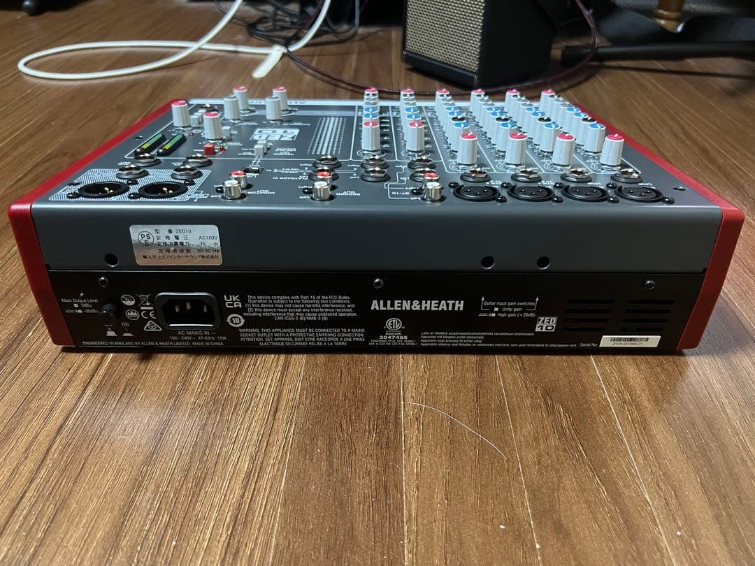 ALLEN&HEATH ZED10 アナログミキサー オーディオインターフェース
