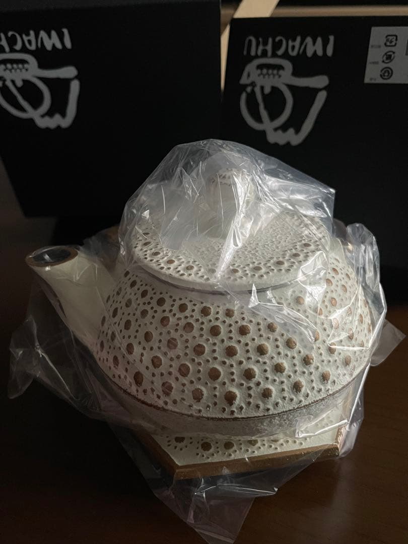 【新品】南部鉄器ティーポット　アンシャンテジャポン　NO.3カモミール　ゴールド