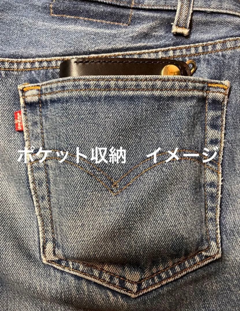 トラッカーウォレット　ミドル　イタリアンレザー　ブルガロ