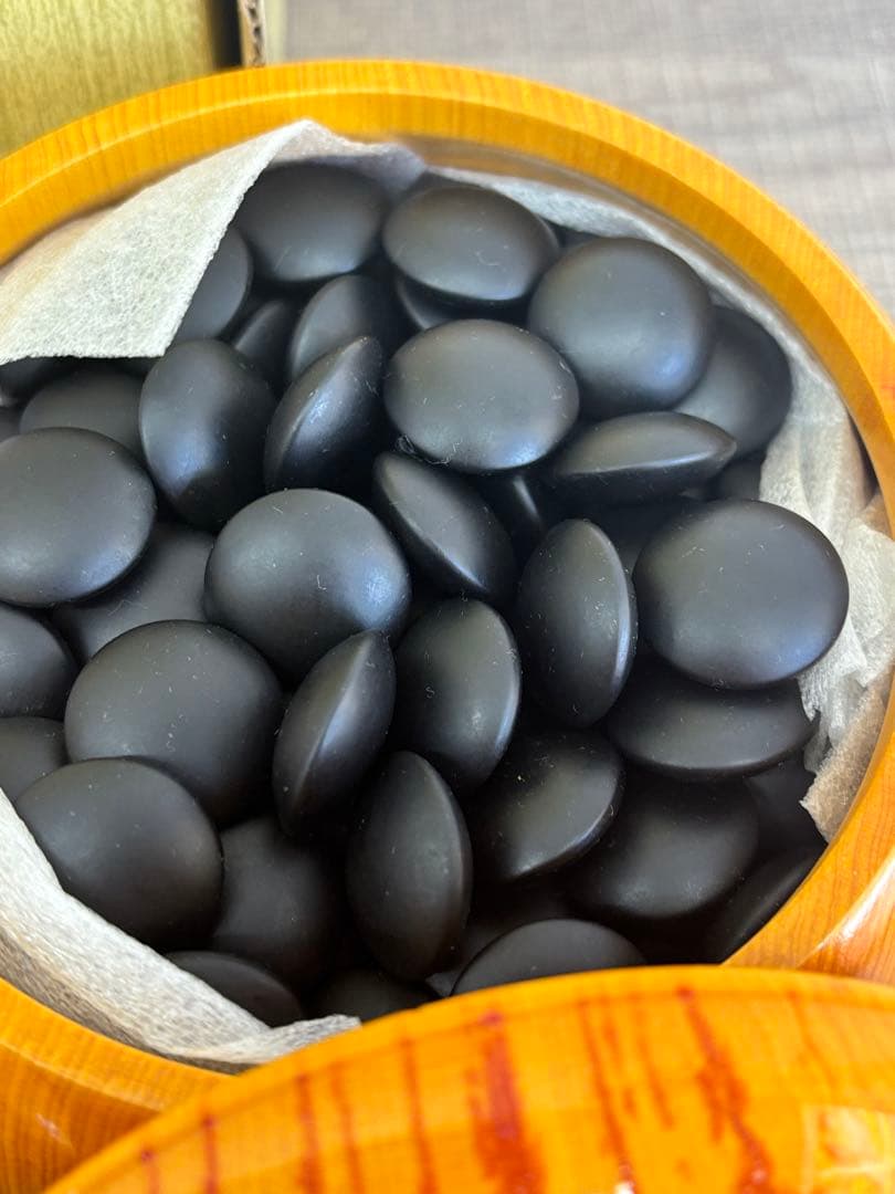 本蛤碁石 31号 180個 本那智黒 181個 厚み9.4cm 囲碁 碁石