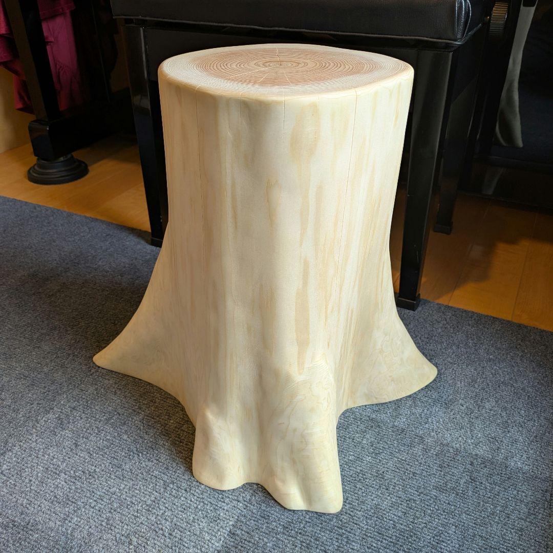 Ai　檜　切り株　丸太　椅子　スツール　 高さ約43.5㎝