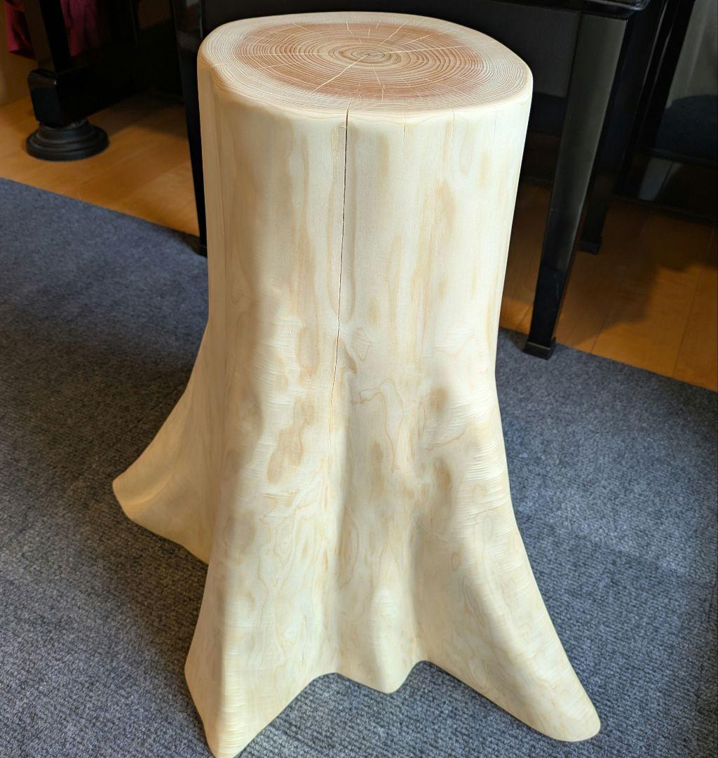 Ai　檜　切り株　丸太　椅子　スツール　 高さ約43.5㎝