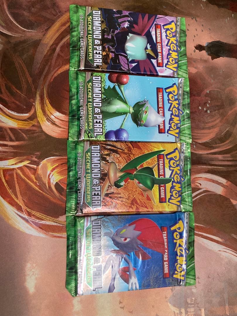 d*4様 ポケモンカード　英語　SECRET WONDERS 未開封　4パック