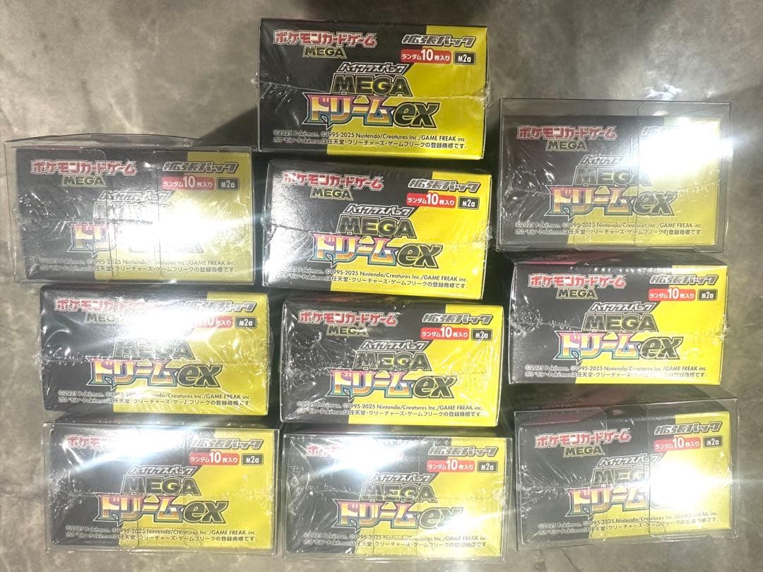 ポケモンカード　メガドリームex 10box シュリンク付き　未開封