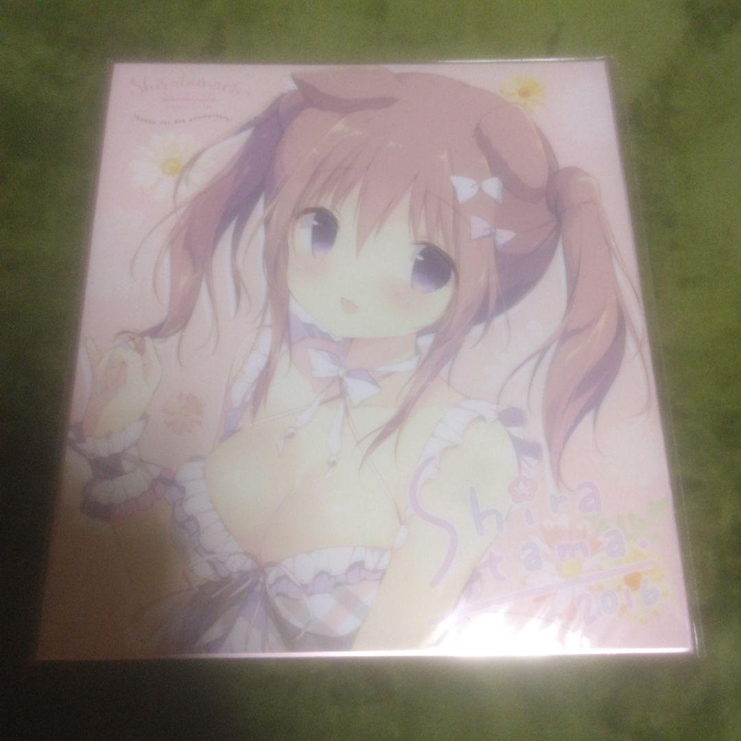 d*9様 しらたまこ　しらたま　まろん　グッズ　アクリルスタンド　色紙　アクキー