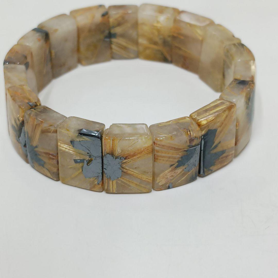 ルチルクォーツ バングル 太陽放射