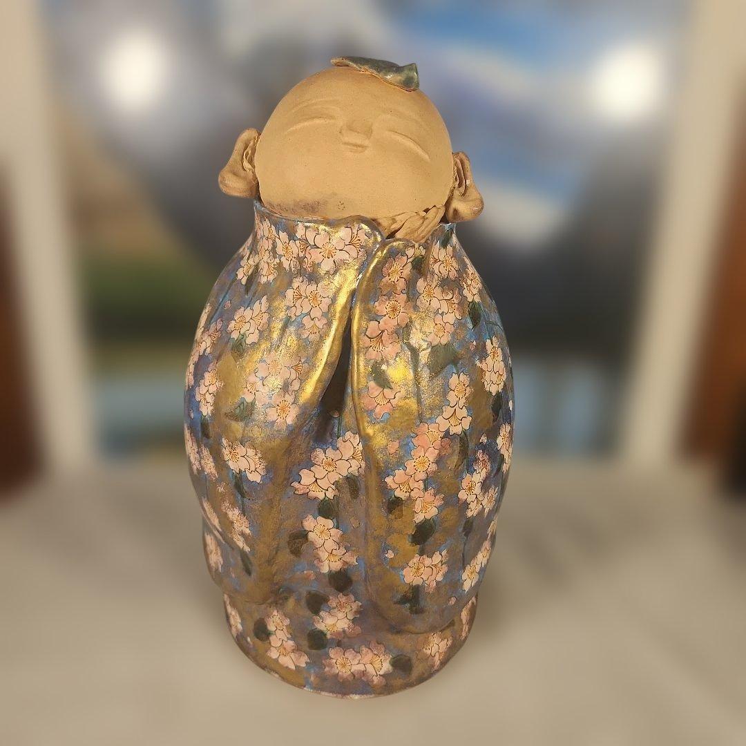 H*i様 かやごもり窯？　童子　大型作品　高さ約39cm