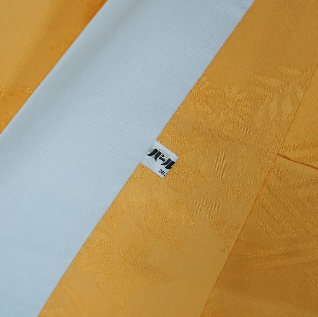 モダンなダークピンク　牡丹　藤　正絹振袖　長襦袢付　160cm　a657