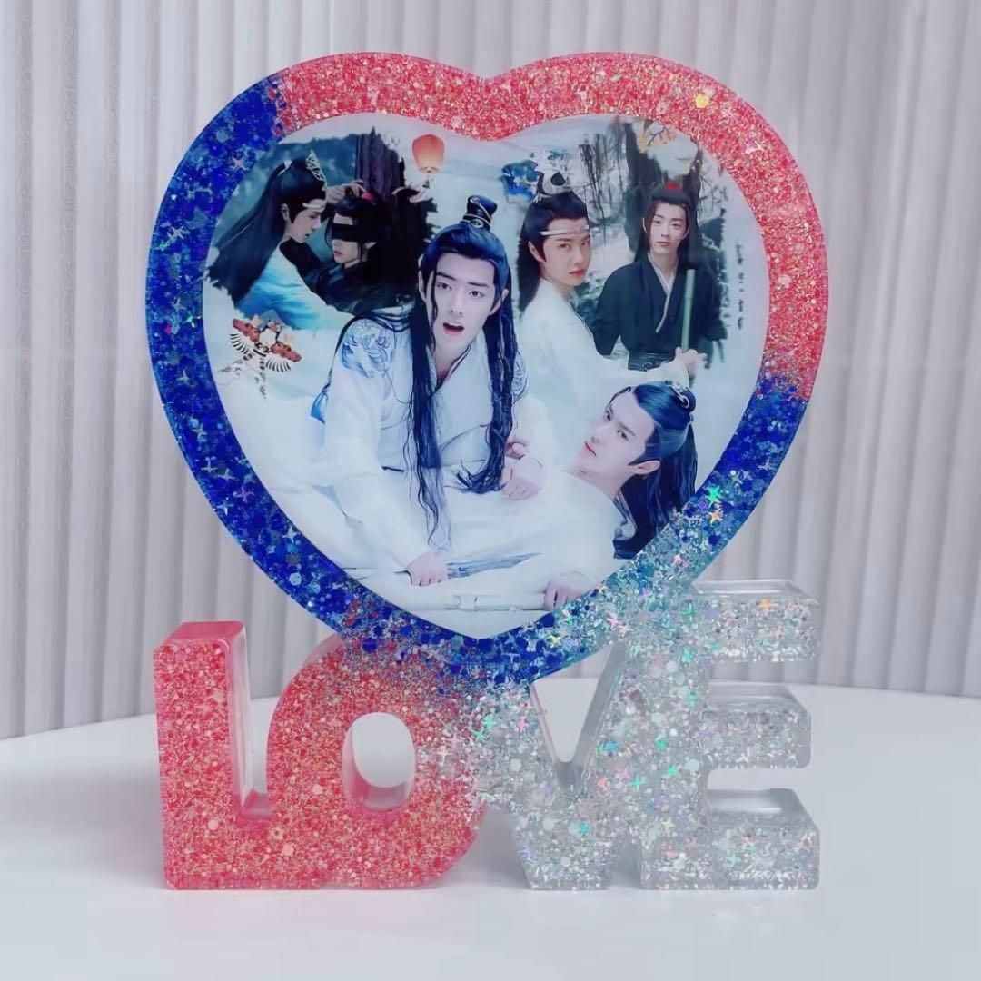 新作 王一博 肖戦 超大Loveスタンド　置物 3点セット❣️確認用❣️0108