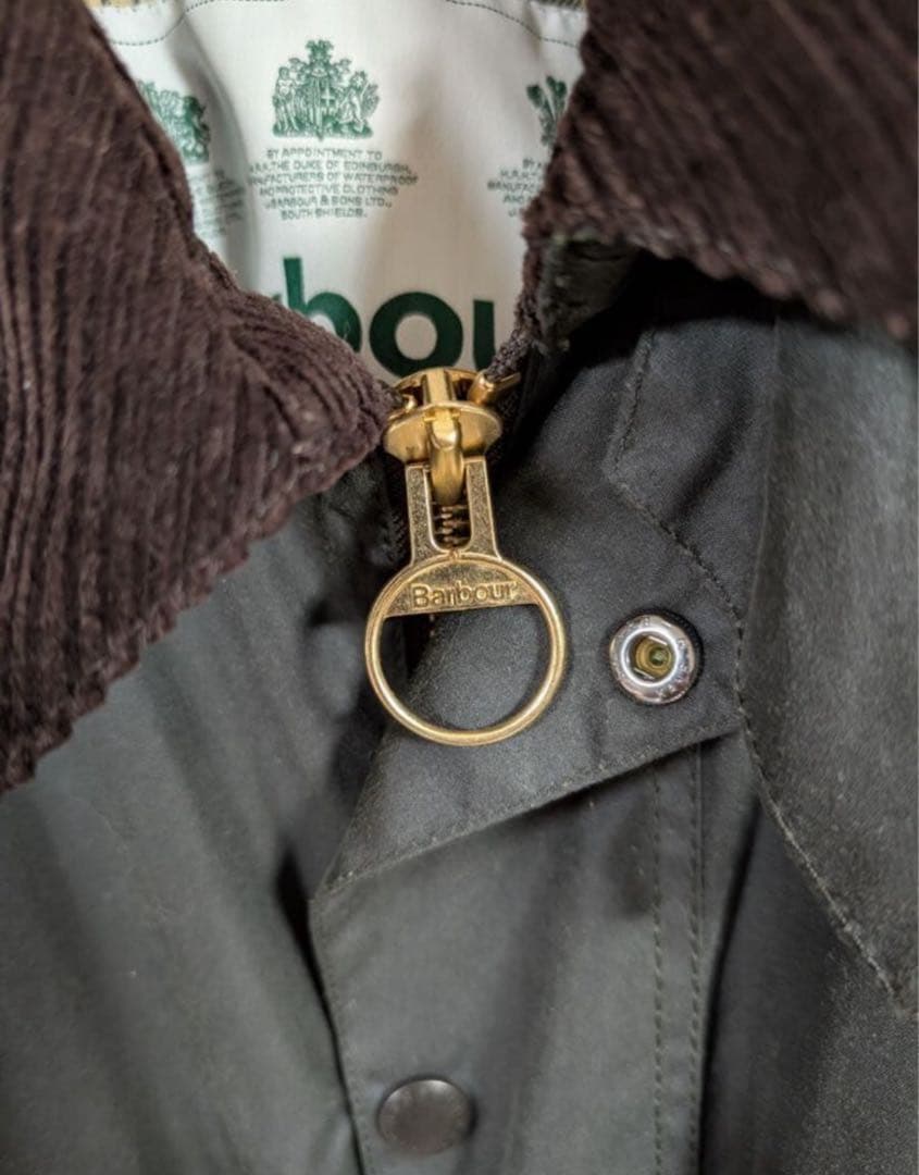 barbour バブアー　トランスポート　セージ　40 オイルドコットン L