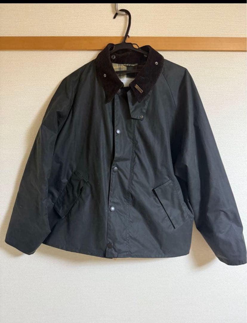 barbour バブアー　トランスポート　セージ　40 オイルドコットン L