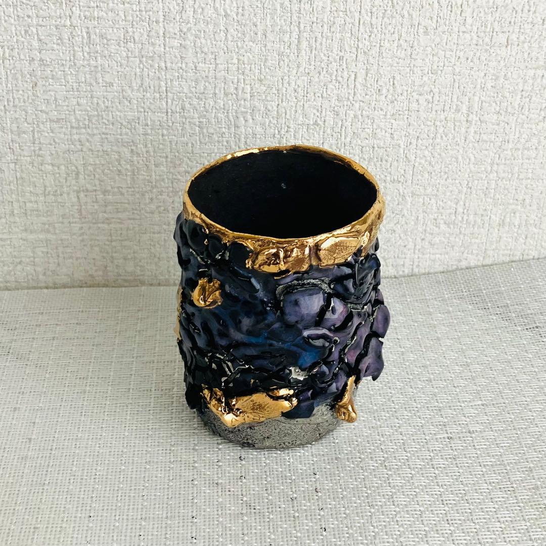 ★クリスマスセール★作家　市川透さん　ぐい呑み　未使用品