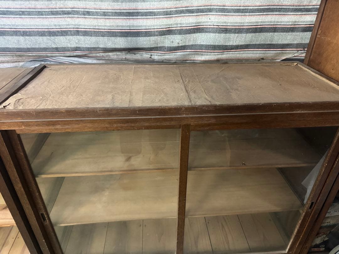 昭和レトロ 商品棚 ショーケース 引き取り限定（右側）