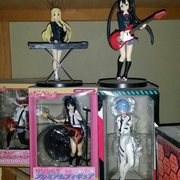 けいおん、エヴァンゲリオンフィギュア