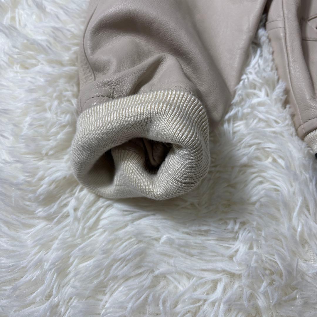 未使用級✨AVIREX アヴィレックス　フードシグネチャー　レザージャケット