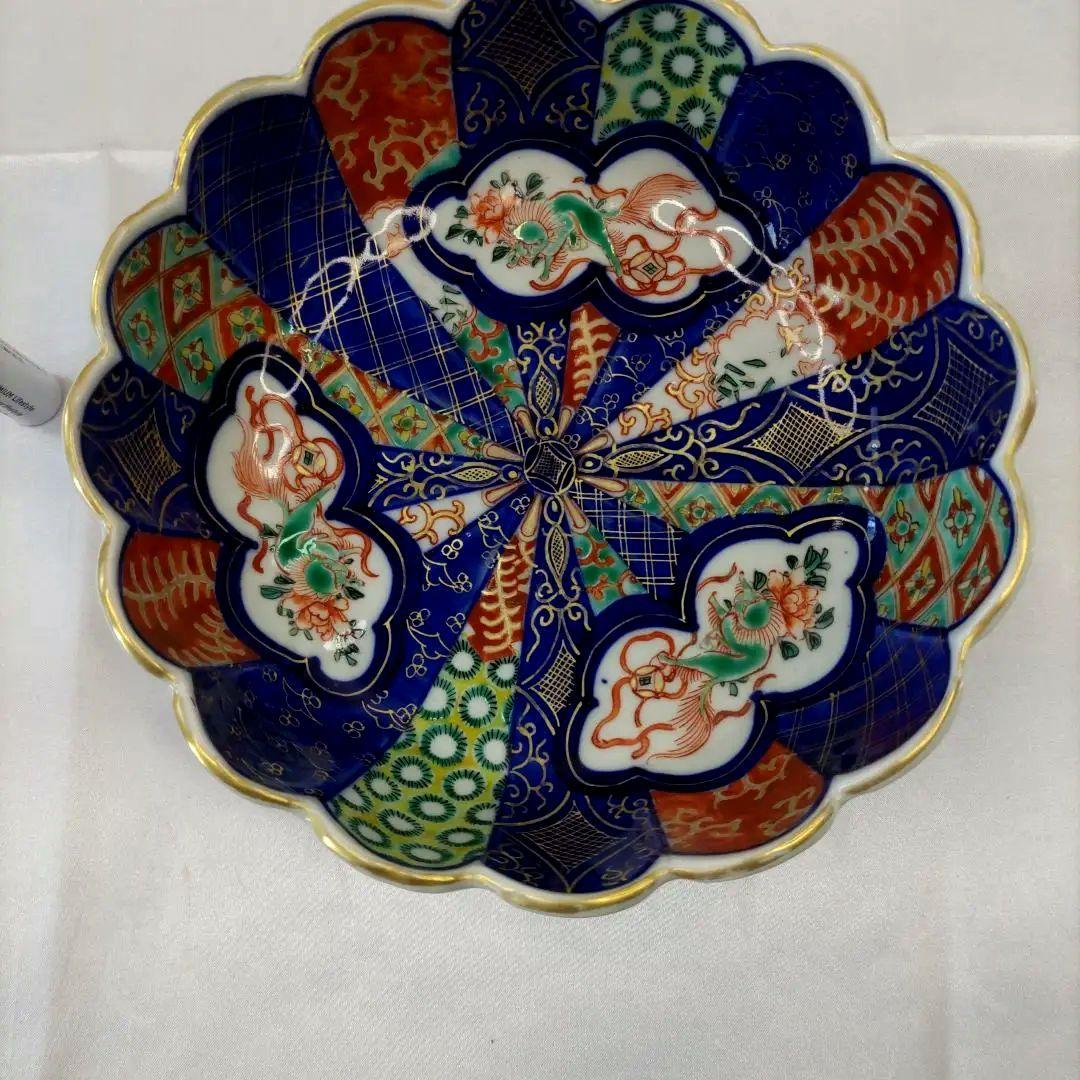 有田焼　伊万里焼　古伊万里　金彩　色絵　6寸皿　なます皿　小皿　小鉢　3客セット