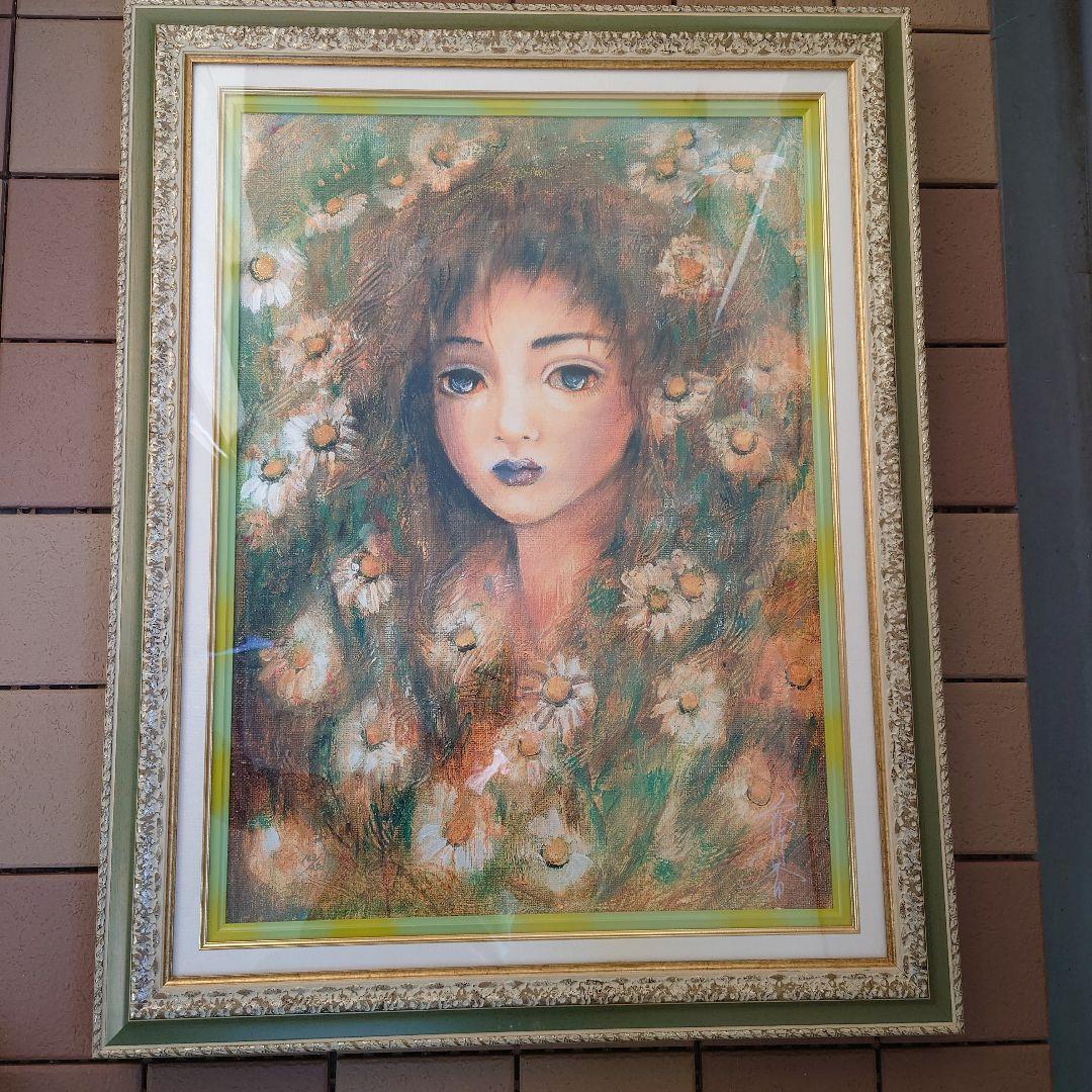 工藤静香　カモミール 絵画