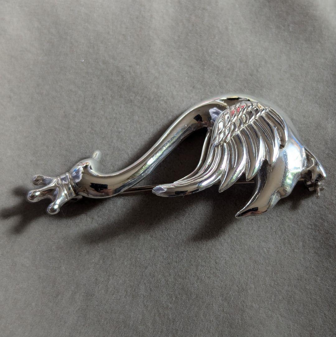 STERLING Lang社製 白鳥ブローチ ヴィンテージ