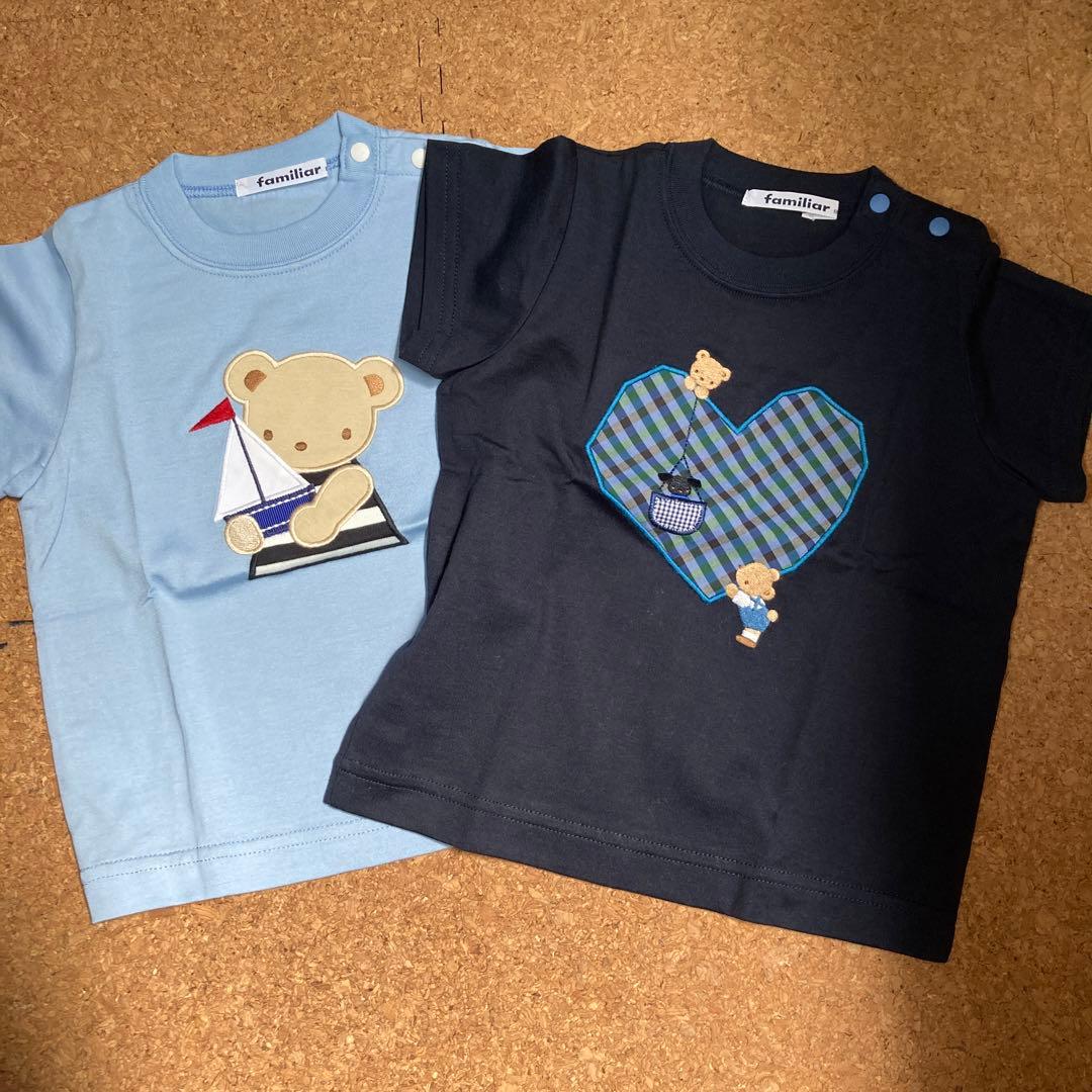ファミリア　Tシャツ ⑤ハート、ヨット　2枚セット