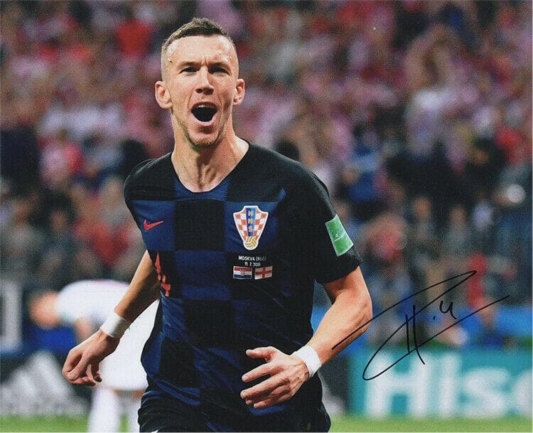 直筆サイン入り写真 イヴァン・ペリシッチ FCインテル・ミラノ SA鑑定済