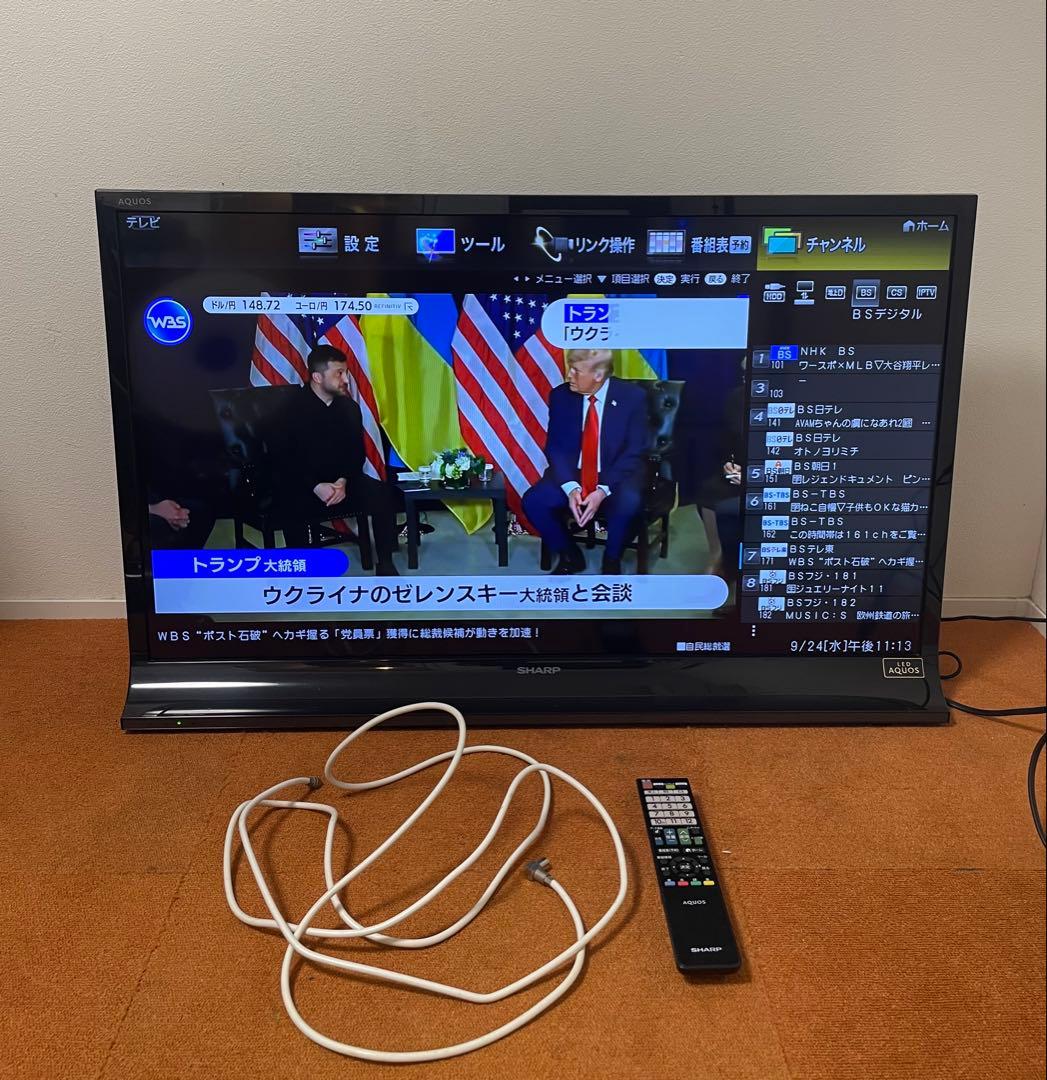SrkRy0118シャープ AQUOS 40V型 スタイリッシュ液晶テレビ