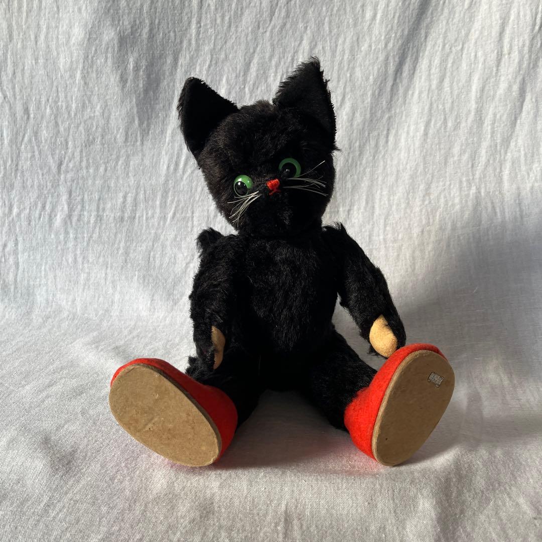 ドイツ　アンティーク　黒ねこ　kersa