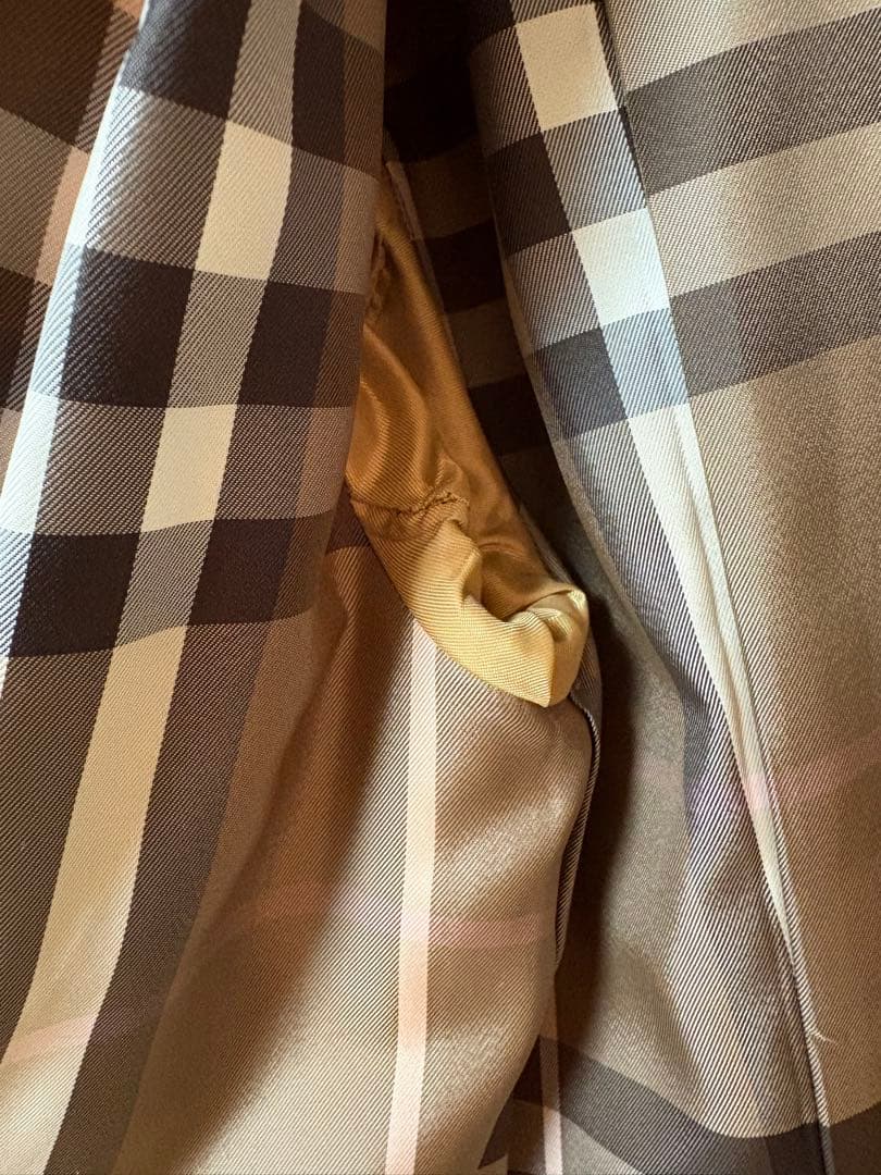 【美品】バーバリーブルーレーベル アンゴラフォックスファー ロングコート38