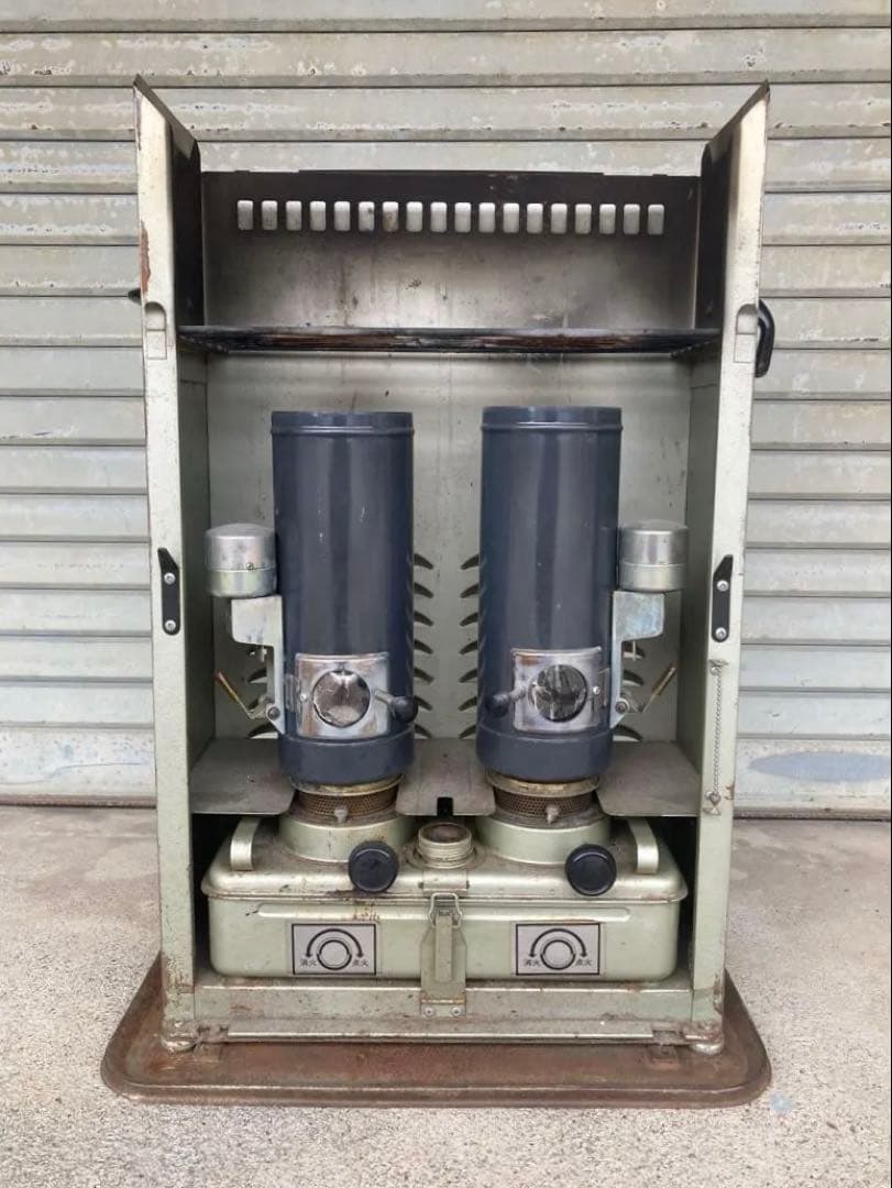 VIKING 石油ストーブ　2筒式　ビンテージストーブ　70年代