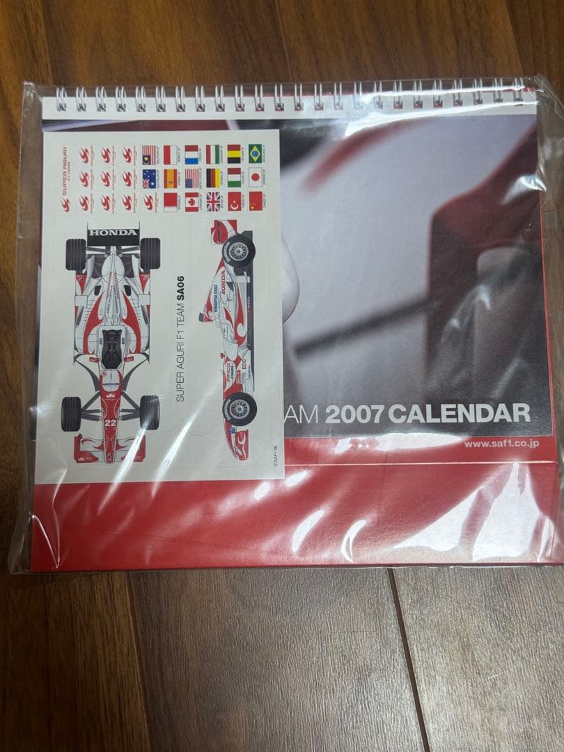 【完全未開封/激レア】スーパーアグリ F1 2007 カレンダー＆ステッカー