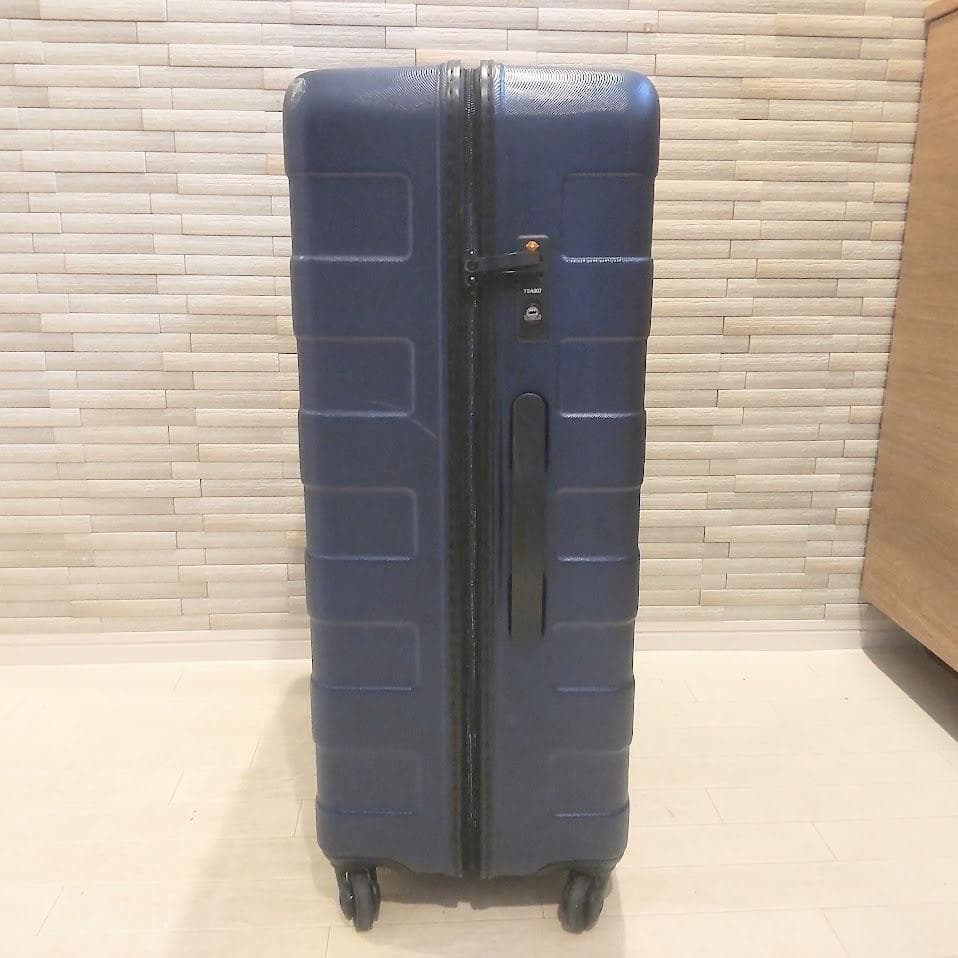 【廃盤】無印良品 バーの高さを自由に調節できるストッパー付き キャリー 85L