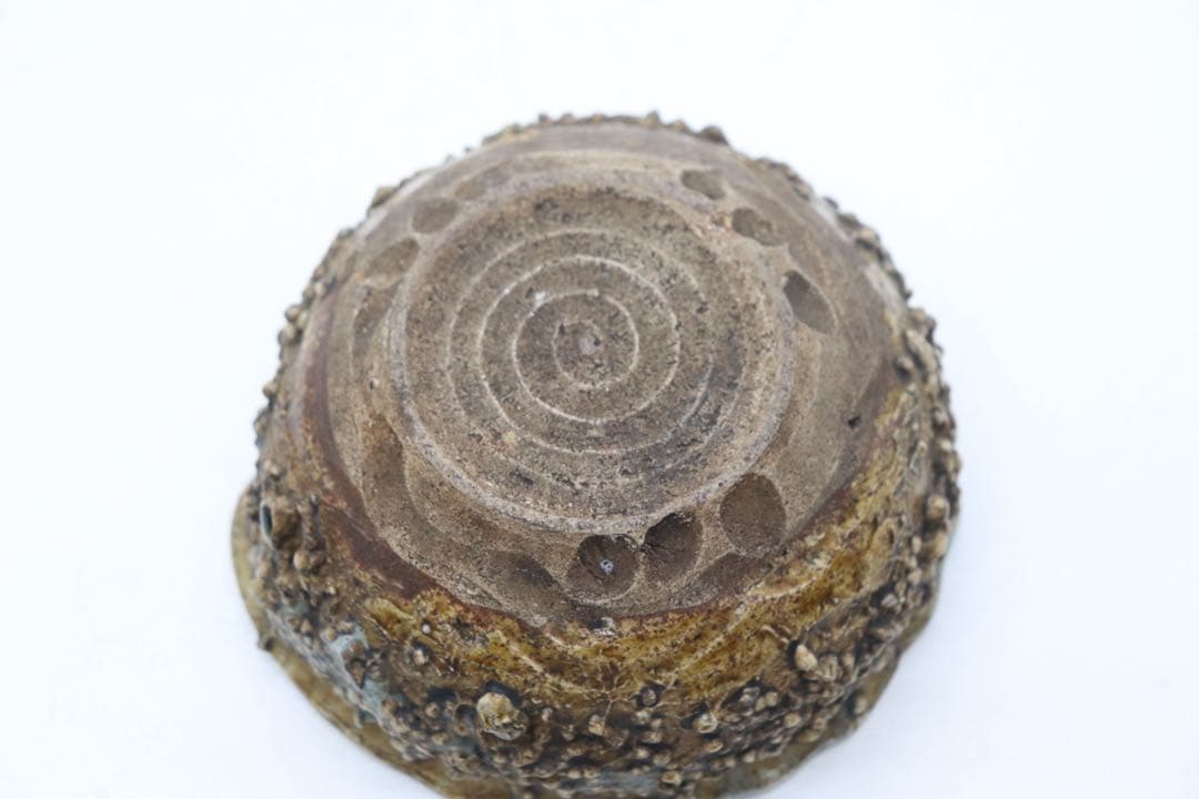 古相馬焼　建水　茶道具　送料込み250510