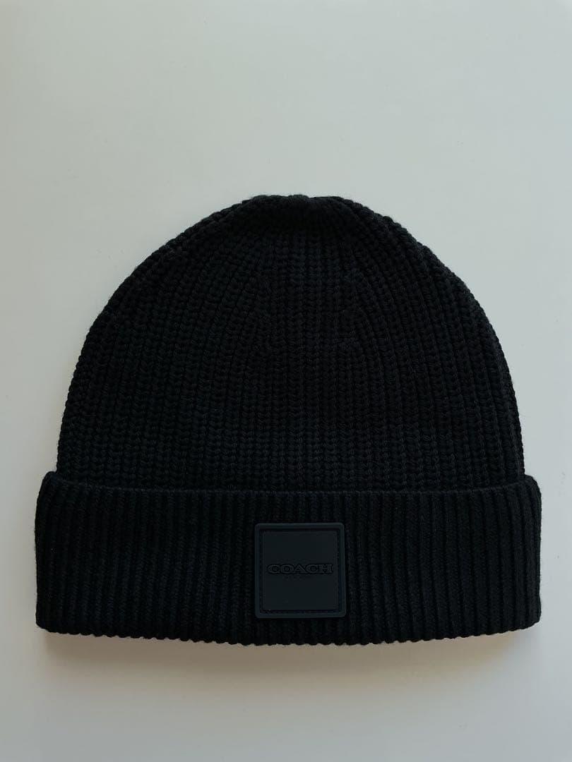 新品　COACH コーチ　ユニセックス　ニットキャップ／ビーニー