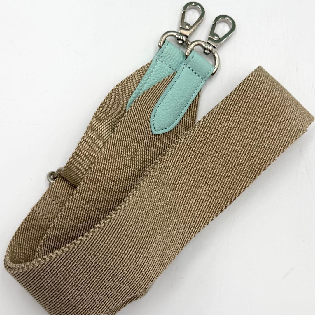 【美品】ADMJ ショルダーバッグ スワロフスキー モーツァルト ミントグリーン