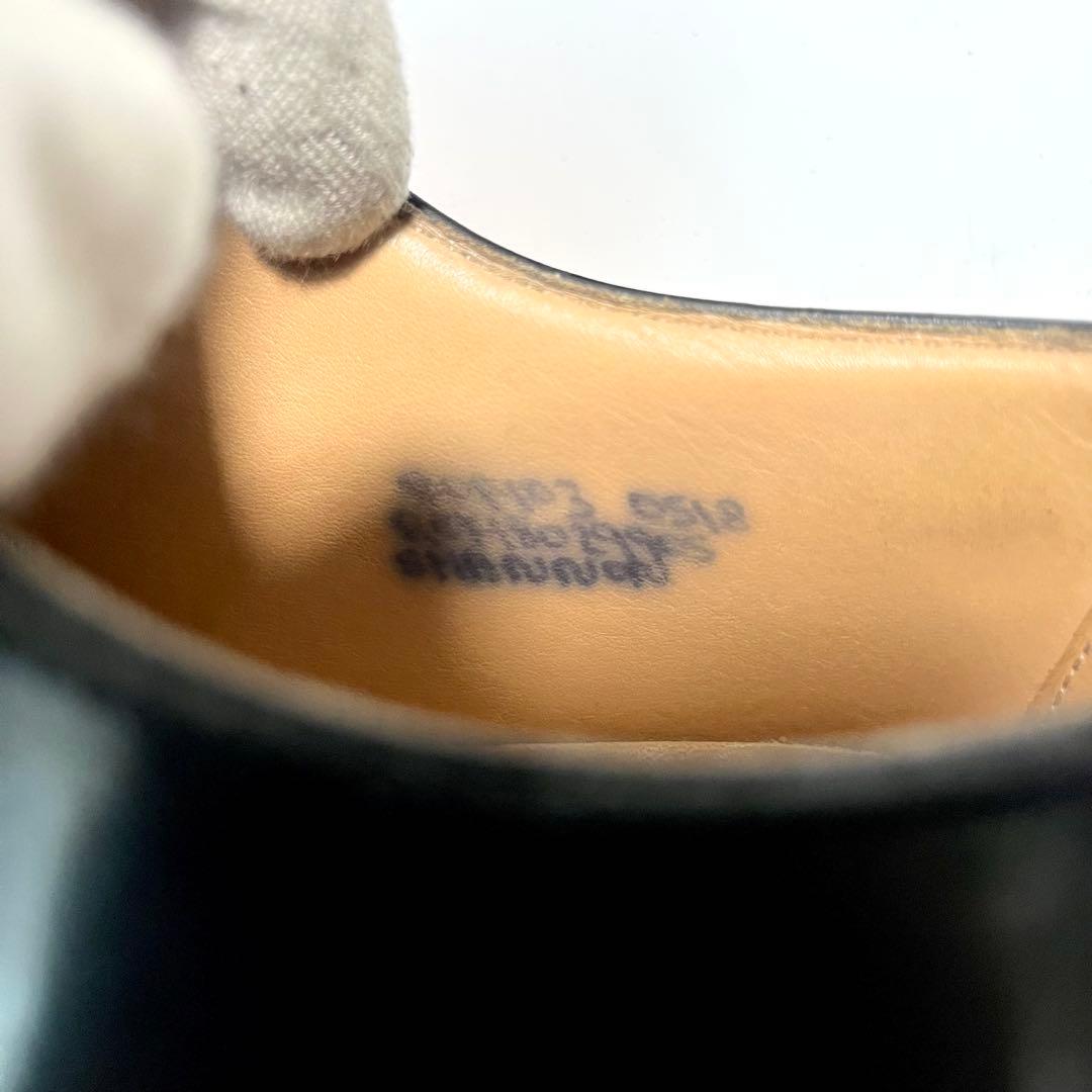 箱・保存袋付き/27cm相当/極美品✨チャーチ シャノン プレーントゥ ブラック