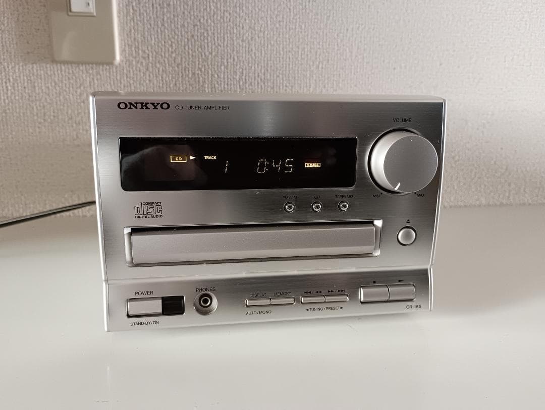 ONKYO CR-185 オンキョー CDチューナーアンプ 美品 ☆ DD