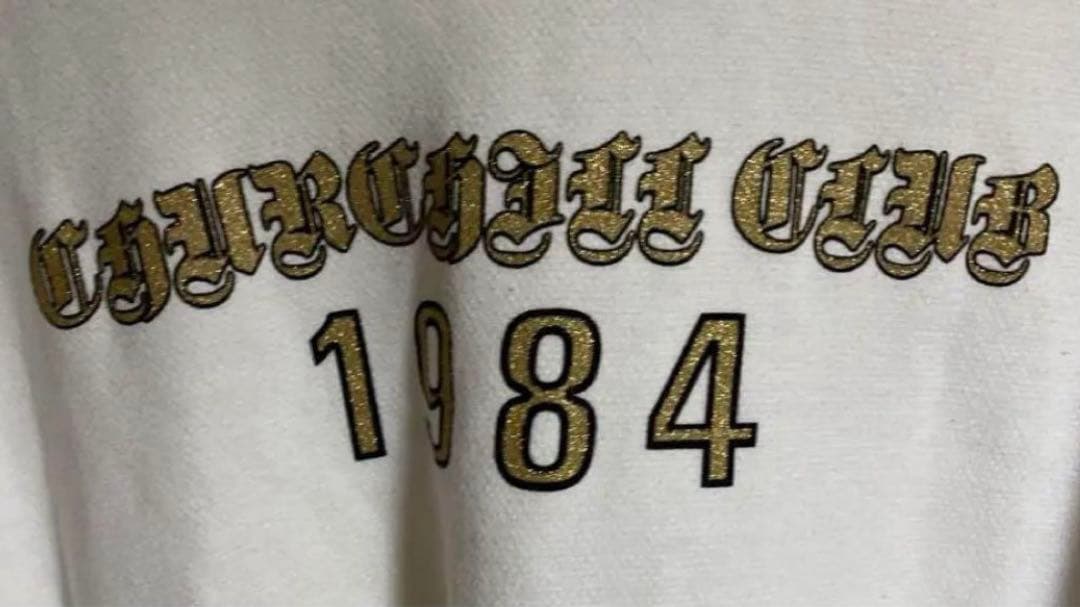 ヴンティージレアウィンストンチャーチル自画像バックプリントチャンピオントレーナー