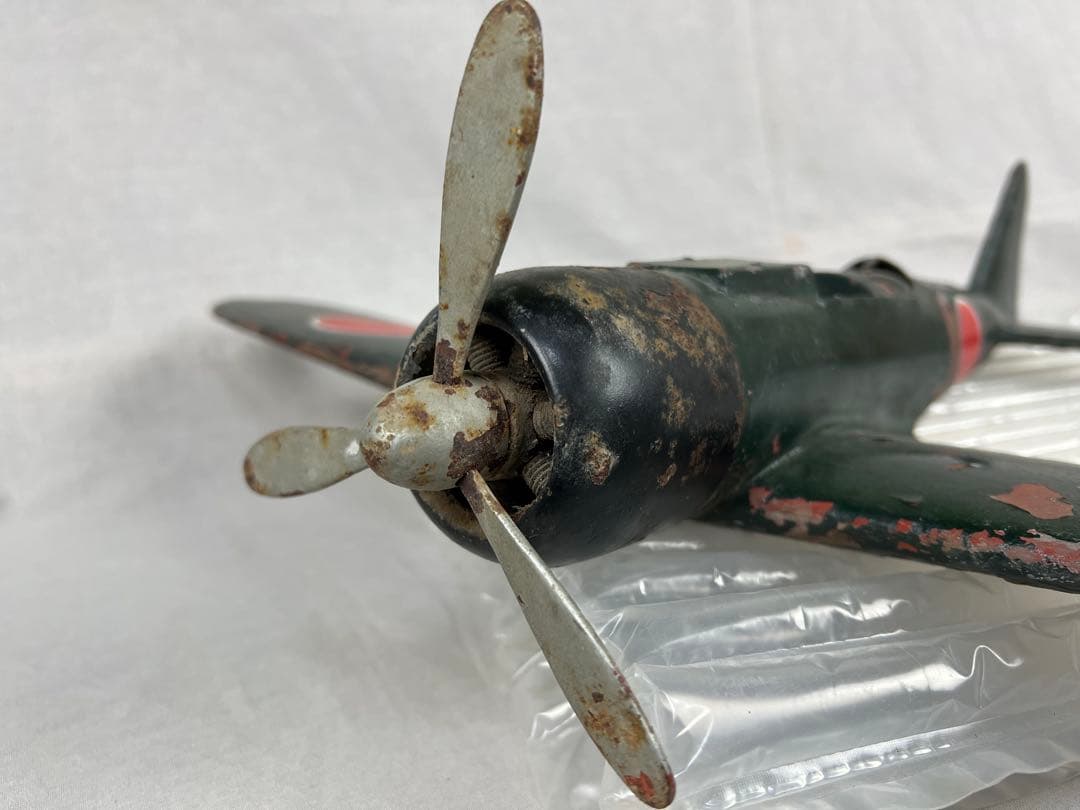 特大★逸品★珍品★古い一体物ブリキの零戦★used★一期一会★難あり