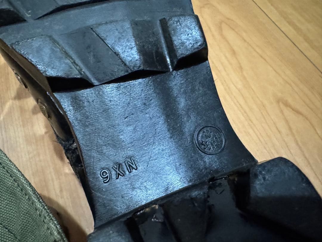 【米軍実物】1969年製 極上品 ジャングルブーツ9XN（26㎝前後） ナム戦