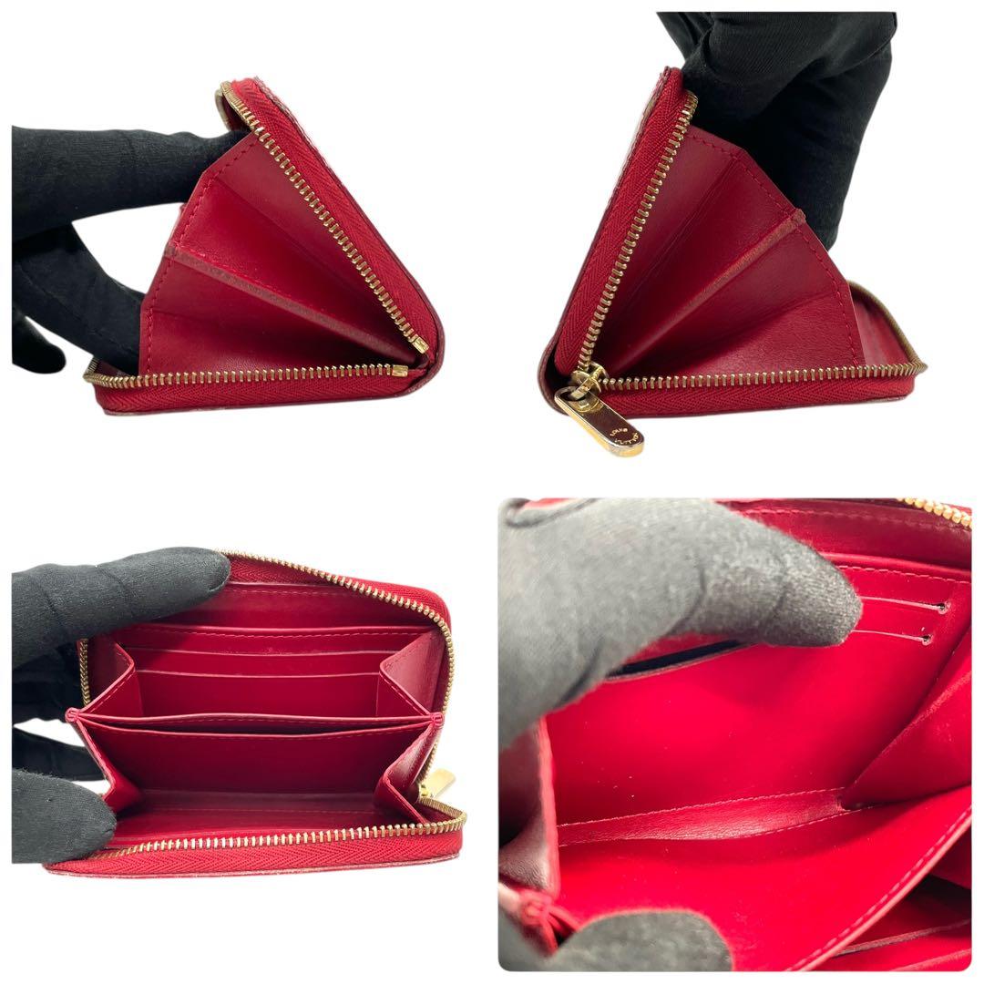 美品　ルイヴィトン　w5 モノグラム　ヴェルニ　ジッピーパース　小銭入れ