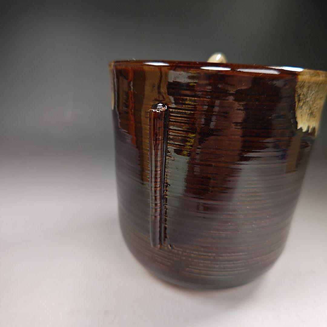 イ633 水指『前大徳寺和尚　極箱　銘　松風』『高取　青柳翠峰作』茶道具