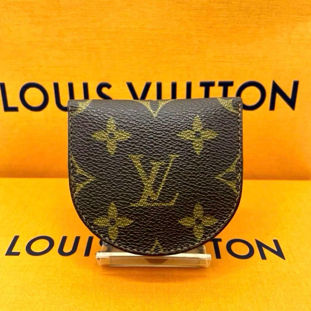 【美品】ルイヴィトン　ケース　ポルトモネ　キュベット　モノグラム　小銭入れ