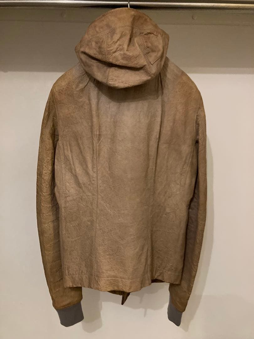 リックオウエンス レザージャケット／Rick Owens パーカー ライダース