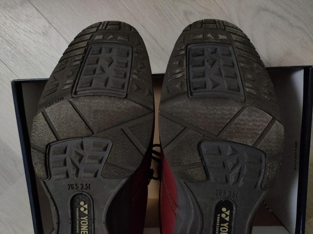 ヨネックス MT-08 ダークレッド 旅ウォーク　革靴 天然皮革 匿名配送