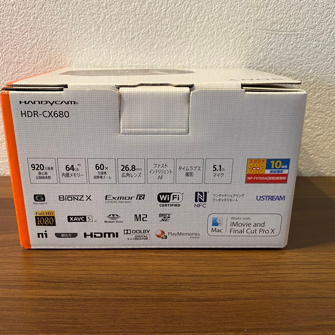 【美品】SONY♡HDR-CX680 ブラウン　2018年製