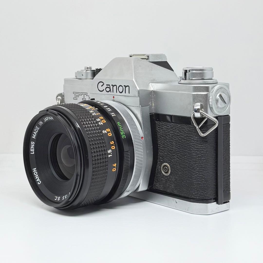 【完動品】Canon FTb QL 一眼レフ フィルムカメラ 動作確認済み