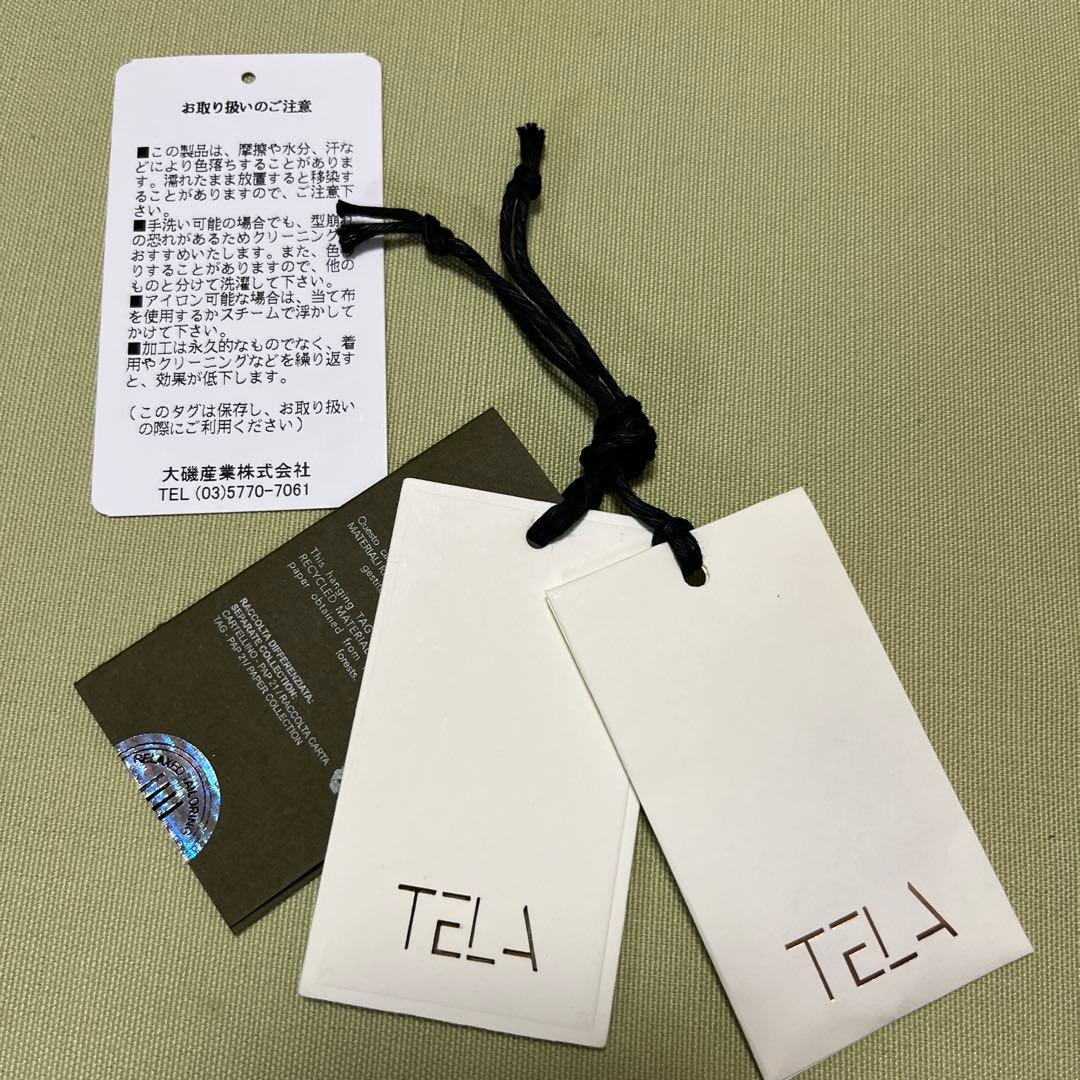 TELA (テラ)　シングルブレスト　黒　チェスターコート 40